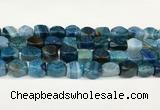 CAA5371 15.5 inches 10*12mm - 11*16mm faceted nuggets agate beads