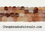 CAA5372 15.5 inches 10*12mm - 11*16mm faceted nuggets agate beads