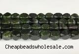 CAA5377 15.5 inches 10*12mm - 11*16mm faceted nuggets agate beads