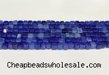 CAA5384 15.5 inches 6*7mm - 8*8mm nuggets agate gemstone beads