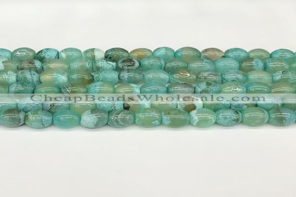 CAA5395 15.5 inches 8*12mm rice agate gemstone beads