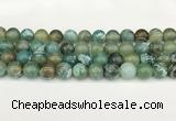 CAA5420 15.5 inches 12mm round agate gemstone beads