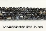 CAA5426 15.5 inches 12mm round agate gemstone beads