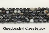 CAA5434 15.5 inches 12mm round agate gemstone beads