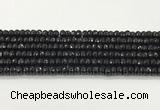 CAA5437 15.5 inches 6*8mm faceted rondelle agate gemstone beads