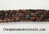 CAA5446 15.5 inches 8*12mm rice agate gemstone beads