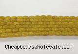 CAA5449 15.5 inches 8*12mm rice agate gemstone beads