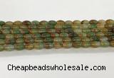 CAA5451 15.5 inches 8*12mm rice agate gemstone beads