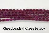 CAA5453 15.5 inches 8*12mm rice agate gemstone beads