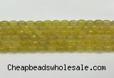 CAA5469 15.5 inches 8*12mm faceted rice agate beads