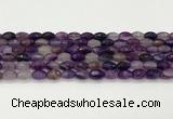 CAA5476 15.5 inches 8*12mm faceted rice agate beads