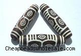 CAA5723 20*70mm drum tibetan agate dzi beads wholesale