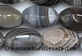 CAA5891 15 inches 8*12mm oval botswana agate gemstone beads