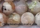 CAA5912 15 inches 10mm round sakura agate gemstone beads