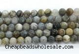 CAA6123 15.5 inches 10mm round bamboo leaf agate gemstone beads