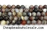 CAA6140 15 inches 10mm round Botswana agate beads wholesale