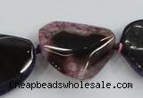 CAA621 15.5 inches 25*30mm freeform dragon veins agate beads