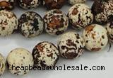 CAA754 15.5 inches 16mm round wooden agate beads wholesale