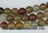 CAA891 15.5 inches 8mm round agate gemstone beads wholesale