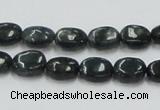 CAB126 15.5 inches 8*10mm oval moss agate gemstone beads wholesale