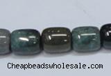 CAB393 15.5 inches 12*14mm column moss agate gemstone beads wholesale