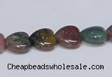 CAB454 15.5 inches 12*12mm heart indian agate gemstone beads