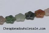 CAB459 15.5 inches 10*10mm star indian agate gemstone beads wholesale