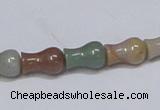 CAB465 15.5 inches 8*12mm vase-shaped indian agate gemstone beads