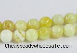 CAB659 15.5 inches 8mm round fire crackle agate beads wholesale