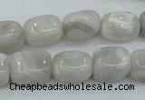 CAB903 15.5 inches 10*14mm nugget natural crazy agate beads wholesale