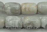 CAB904 15.5 inches 15*20mm drum natural crazy agate beads wholesale