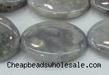 CAB928 15.5 inches 22*30mm oval natural purple agate beads wholesale