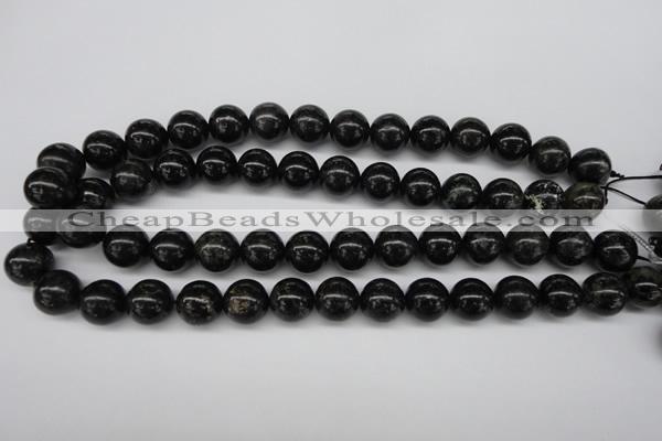 CAE06 15.5 inches 14mm round astrophyllite beads wholesale