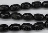 CAE15 15.5 inches 8*12mm egg-shaped astrophyllite beads wholesale