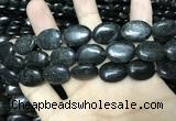 CAE300 15.5 inches 13*18mm oval astrophyllite beads wholesale