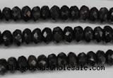 CAE32 15.5 inches 4*8mm faceted rondelle astrophyllite beads wholesale