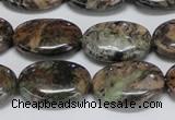 CAF125 15.5 inches 10*14mm oval Africa stone beads wholesale