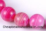 CAG141 smooth round madagascar agate 19mm stone beads Wholesale