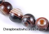 CAG148 13mm smooth round madagascar agate stone beads Wholesale