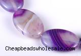 CAG157 20*30mm oval madagascar agate gemstone beads Wholesale