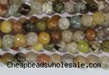 CAG1700 15.5 inches 4mm round rainbow agate beads wholesale