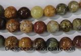 CAG1702 15.5 inches 8mm round rainbow agate beads wholesale