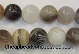 CAG2414 15.5 inches 12mm round Chinese botswana agate beads