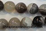 CAG2415 15.5 inches 14mm round Chinese botswana agate beads