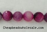 CAG418 15.5 inches 14mm faceted round agate beads Wholesale