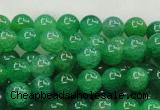 CAG420 15.5 inches 10mm round green agate beads Wholesale