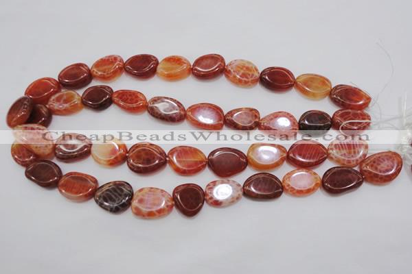 CAG4230 15.5 inches 12*16mm - 14*19mm freeform natural fire agate beads