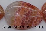 CAG4234 15.5 inches 35*48mm - 37*53mm freeform natural fire agate beads