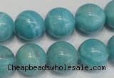 CAG4404 15.5 inches 12mm round dyed blue lace agate beads