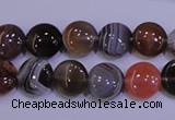 CAG4441 15.5 inches 10mm flat round botswana agate beads wholesale